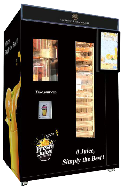 Fresh juice vending machine