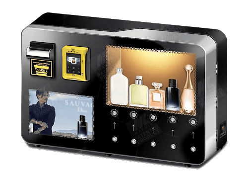 Perfume vending machine design.