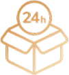 24h delivery package icon